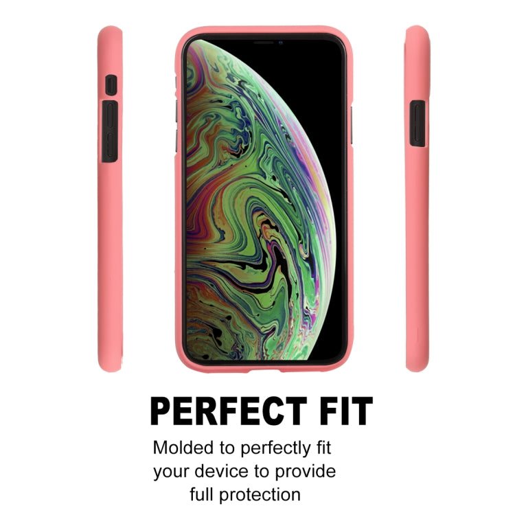For iPhone XS Max GOOSPERY SOFT FEELING Liquid TPU Drop-proof Soft Protective Case