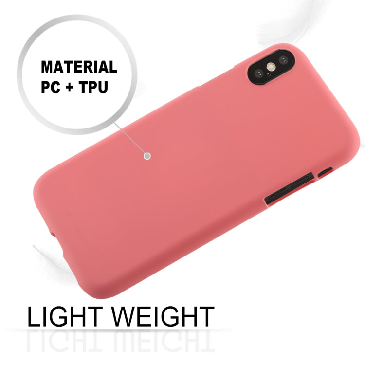 For iPhone XS Max GOOSPERY SOFT FEELING Liquid TPU Drop-proof Soft Protective Case