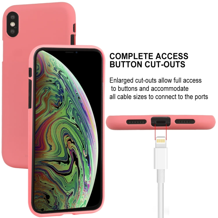 For iPhone XS Max GOOSPERY SOFT FEELING Liquid TPU Drop-proof Soft Protective Case