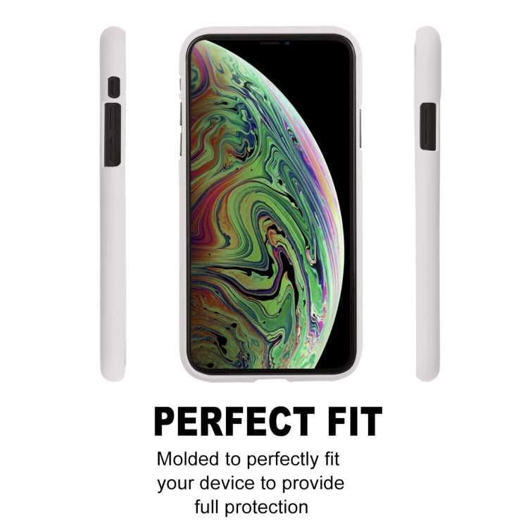 For iPhone XS Max GOOSPERY SOFT FEELING Liquid TPU Drop-proof Soft Protective Case