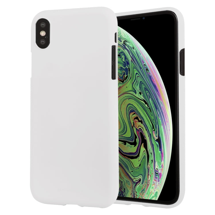 For iPhone XS Max GOOSPERY SOFT FEELING Liquid TPU Drop-proof Soft Protective Case