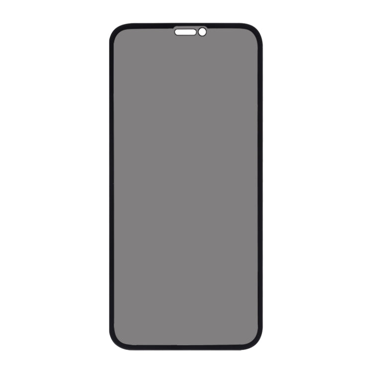 For iPhone XS Max 9H 6D Anti-peep Tempered Glass Film
