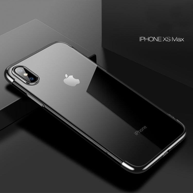 For iPhone XS Max CAFELE Ultra-thin Electroplating Soft TPU Shockproof Protective Case