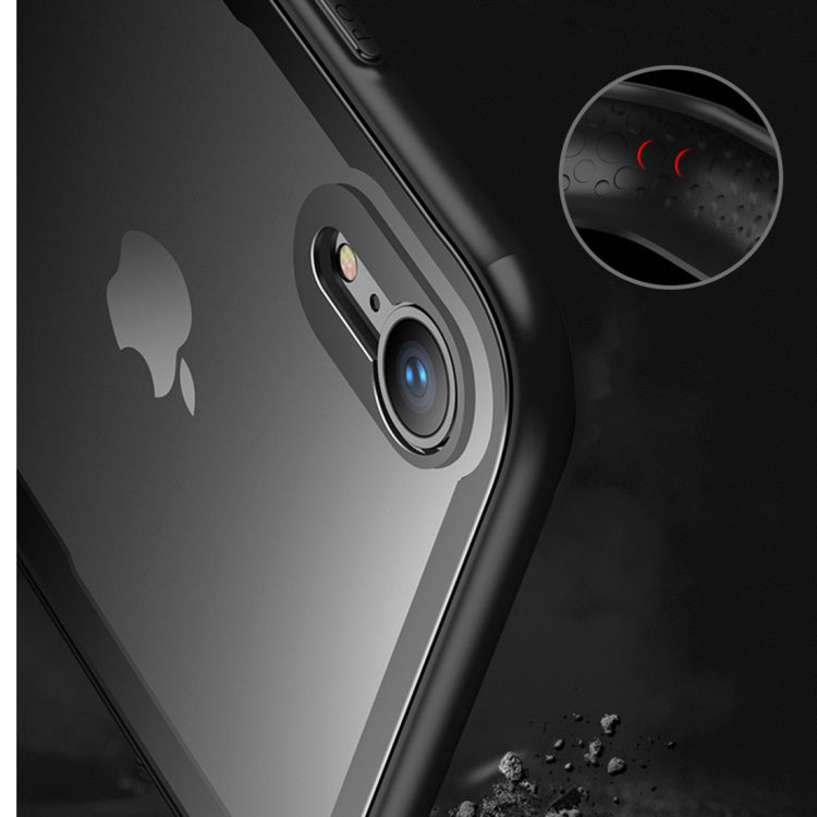 For iPhone XS Max CAFELE TPU + Tempered Glass Rear Cover Shockproof Protective Case