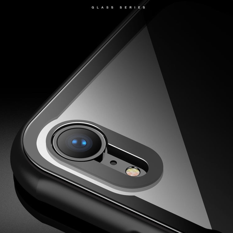 For iPhone XS Max CAFELE TPU + Tempered Glass Rear Cover Shockproof Protective Case
