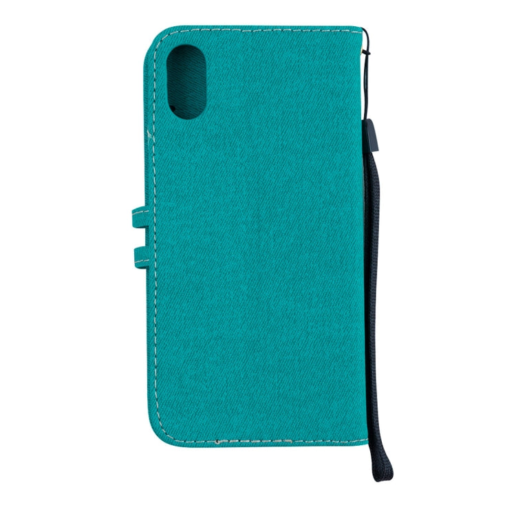 For iPhone XS Max Splicing Embossed Male Style Horizontal Flip Leather Case with Holder & Card Slots & Wallet & Lanyard