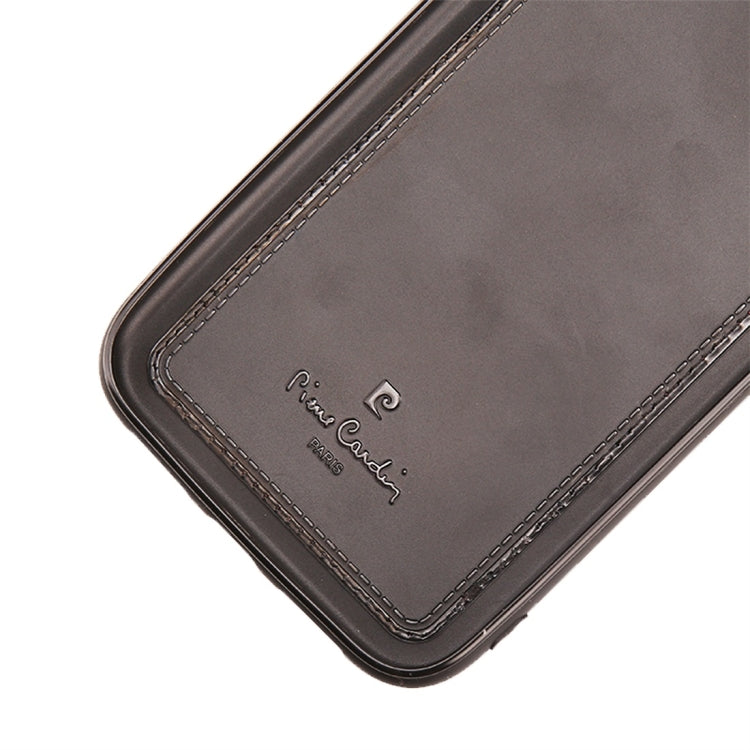 For iPhone XS Max Pierre Cardin PCL-P11 Shockproof TPU + Leather Protective Case with Holder & Card Slot
