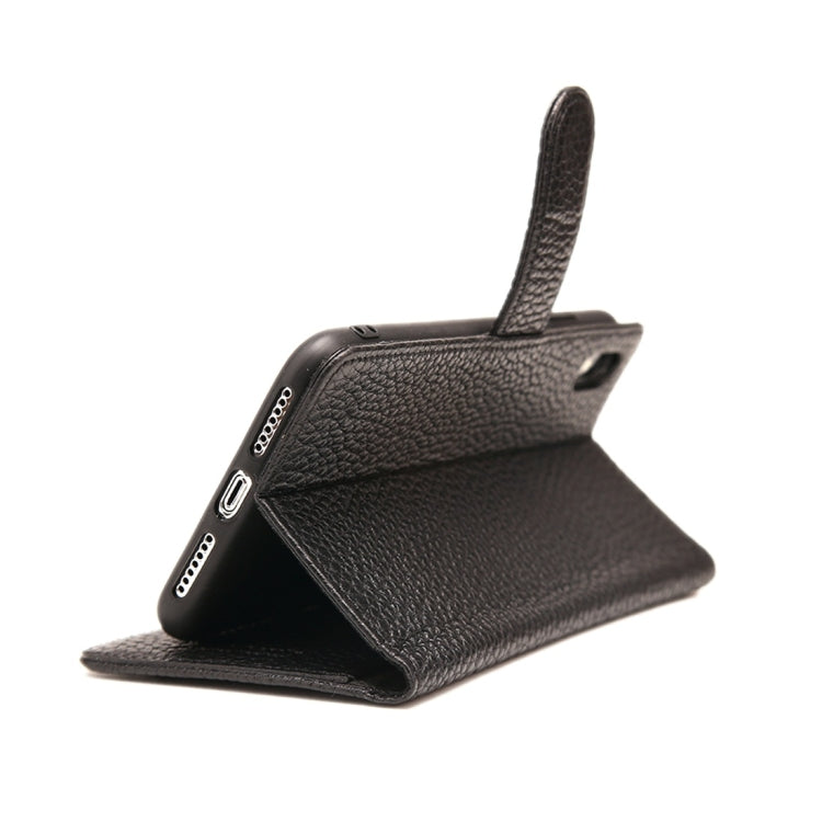 For iPhone XS Max Pierre Cardin PCS-P08 Horizontal Flip Leather Case with Holder & Card Slot