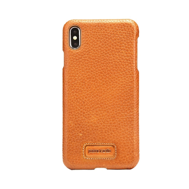 For iPhone XS Max Pierre Cardin PCS-S05 Litchi Texture Shockproof Leather Protective Case