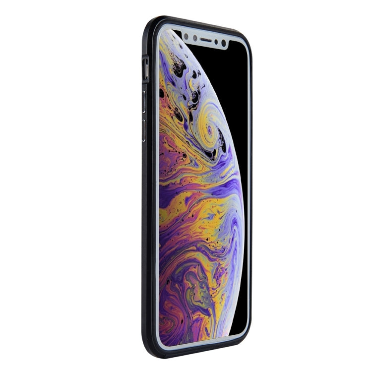 For iPhone XS Max SULADA Shockproof TPU + Aluminum Alloy Frame Case