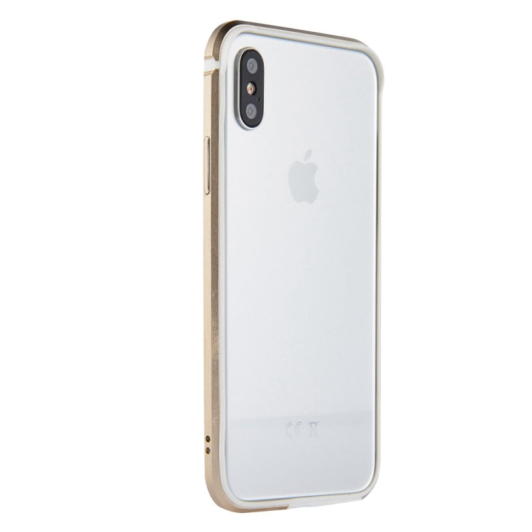 For iPhone XS Max SULADA Shockproof TPU + Aluminum Alloy Frame Case