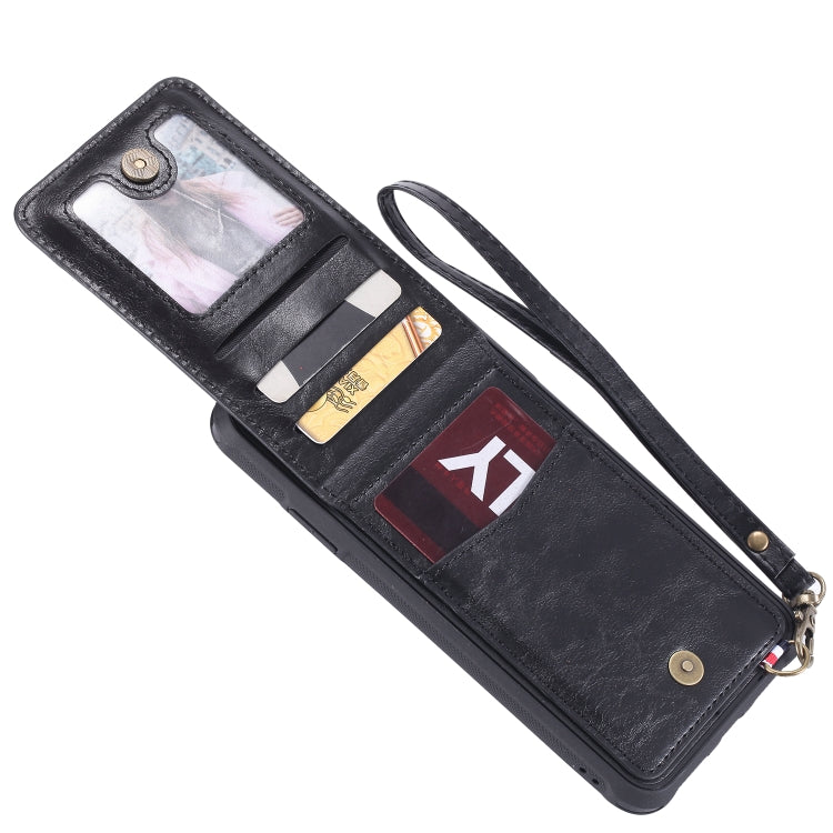 For iPhone XS Max Vertical Flip Fashion Shockproof Leather Case with Holder & Photo Frame & Card Slots & Lanyard