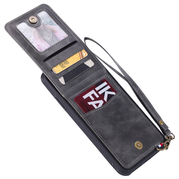 For iPhone XS Max Vertical Flip Fashion Shockproof Leather Case with Holder & Photo Frame & Card Slots & Lanyard