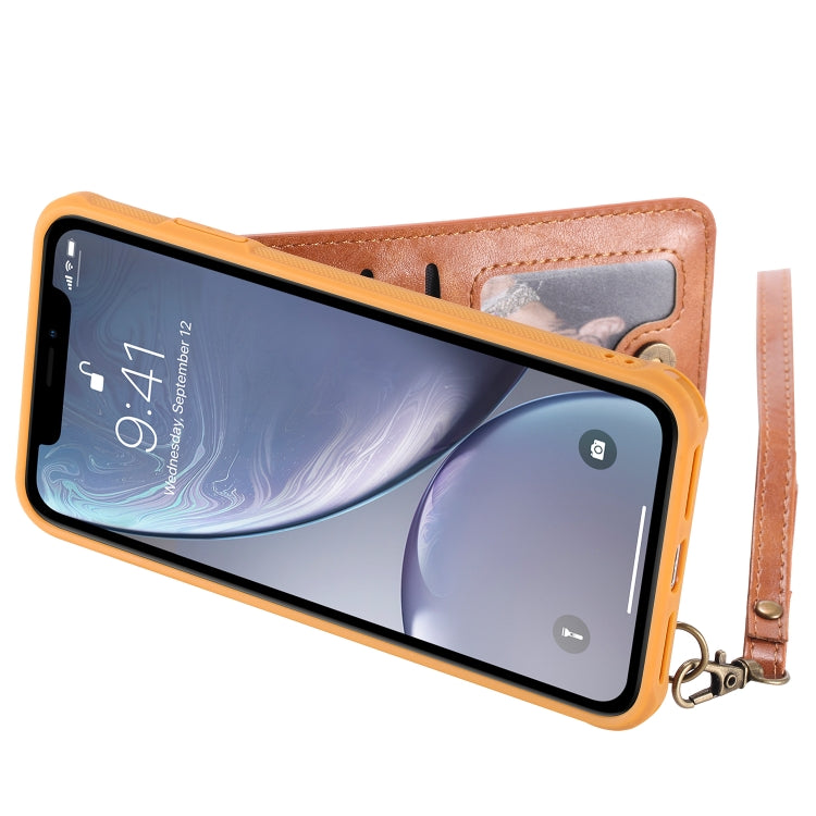 For iPhone XS Max Vertical Flip Fashion Shockproof Leather Case with Holder & Photo Frame & Card Slots & Lanyard