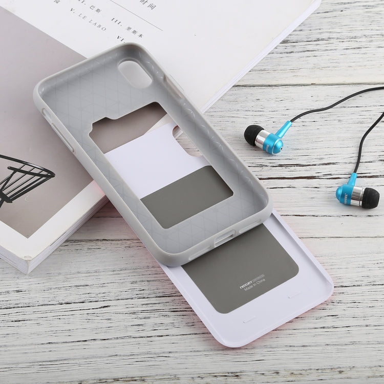 For iPhone XS Max GOOSPERY Sky Slide Bumper TPU + PC Case,with Card Slot