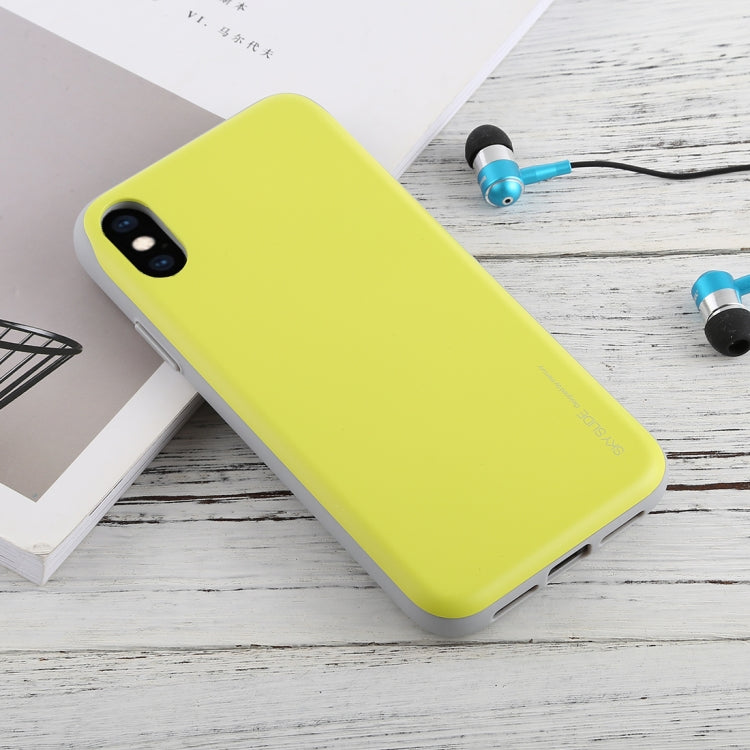 For iPhone XS Max GOOSPERY Sky Slide Bumper TPU + PC Case,with Card Slot
