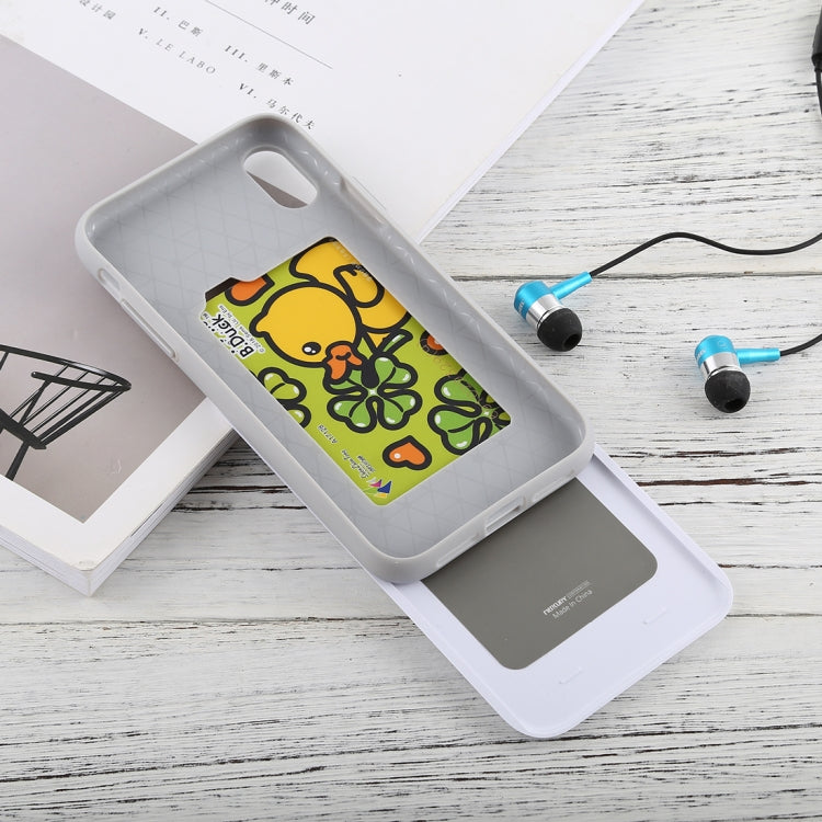 For iPhone XS Max GOOSPERY Sky Slide Bumper TPU + PC Case,with Card Slot