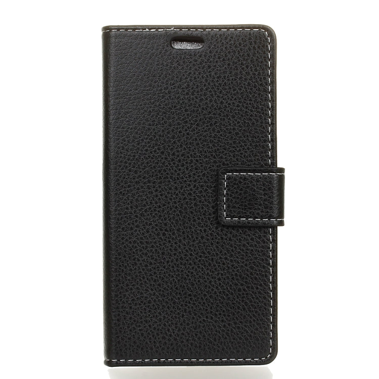For iPhone XS Max Litchi Texture Horizontal Flip Leather Case with Holder & Card Slots & Wallet