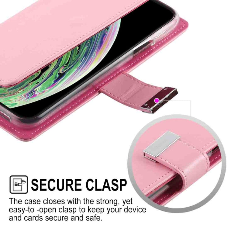 For iPhone XS Max GOOSPERY RICH DIARY Crazy Horse Texture Horizontal Flip Leather Case with Card Slots & Wallet