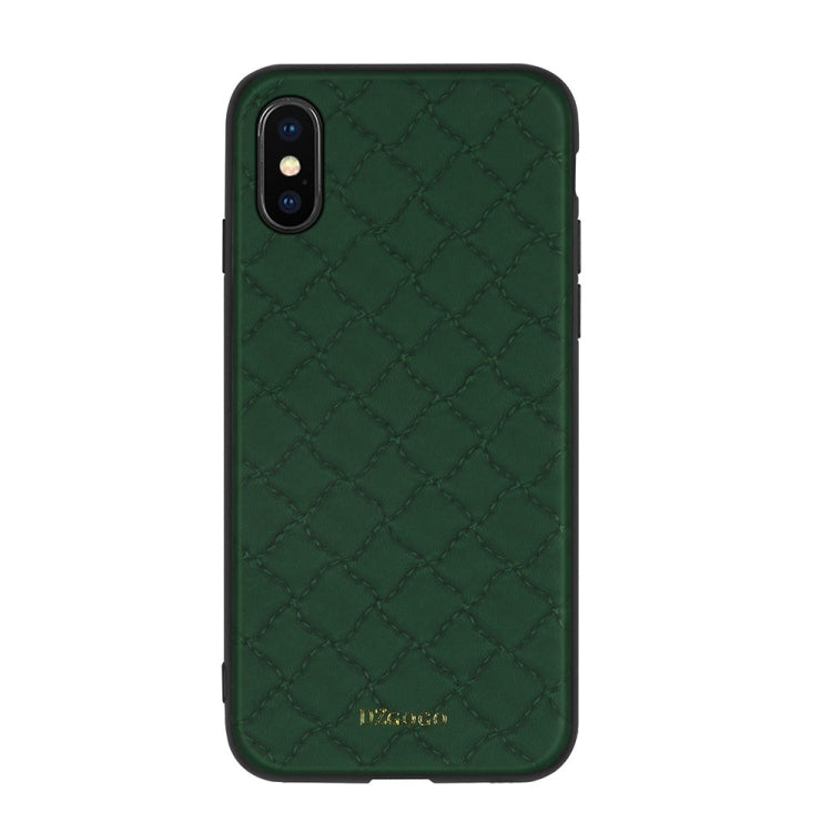 For iPhone XS Max DZGOGO Shockproof TPU + PU Case