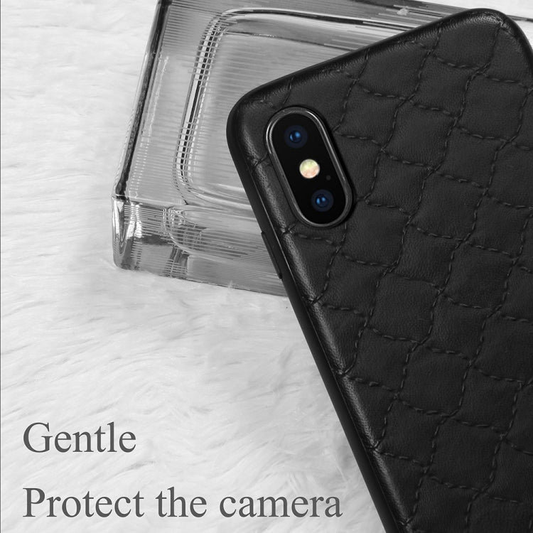 For iPhone XS Max DZGOGO Shockproof TPU + PU Case