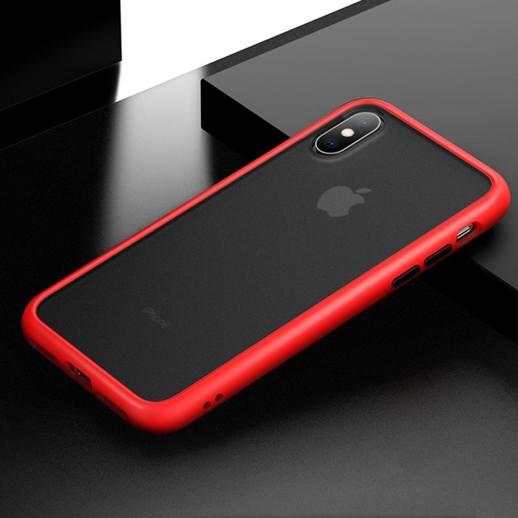 For iPhone XS Max Shockproof  Frosted PC+ TPU Case
