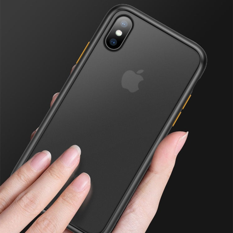 For iPhone XS Max Shockproof  Frosted PC+ TPU Case