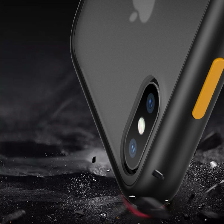 For iPhone XS Max Shockproof  Frosted PC+ TPU Case