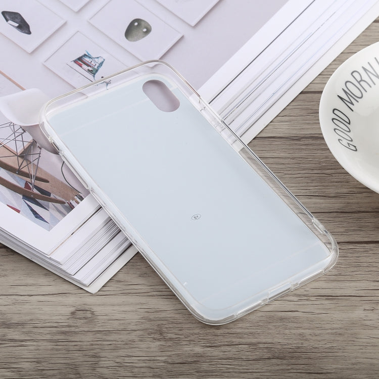 For iPhone XS Max Acrylic + TPU Electroplating Mirror Case