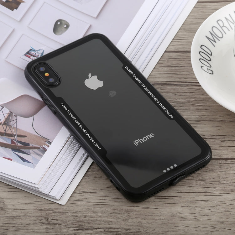 For iPhone XS Max Acrylic + TPU Shockproof Case