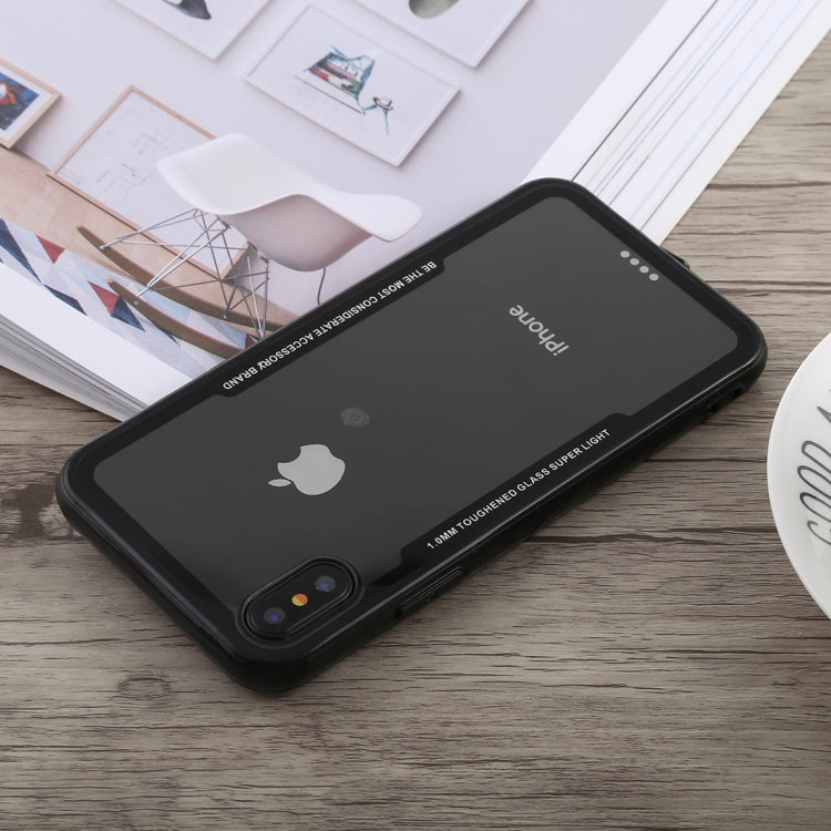 For iPhone XS Max Acrylic + TPU Shockproof Case