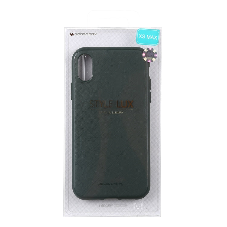 For iPhone XS Max GOOSPERY STYLE LUX Shockproof Soft TPU Case