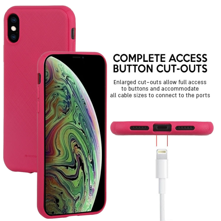For iPhone XS Max GOOSPERY STYLE LUX Shockproof Soft TPU Case
