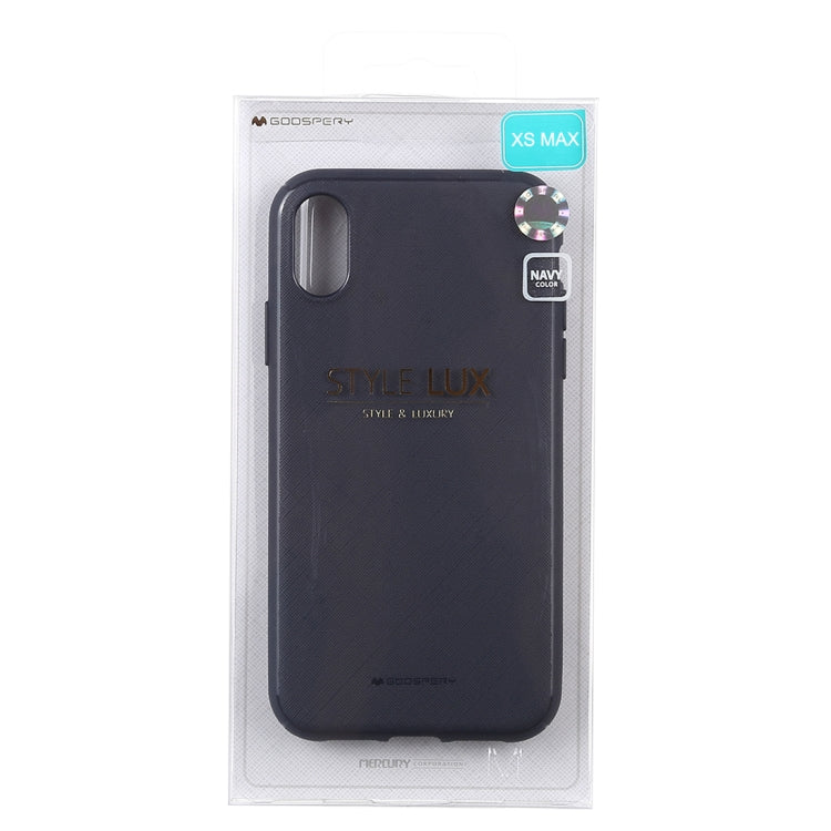 For iPhone XS Max GOOSPERY STYLE LUX Shockproof Soft TPU Case