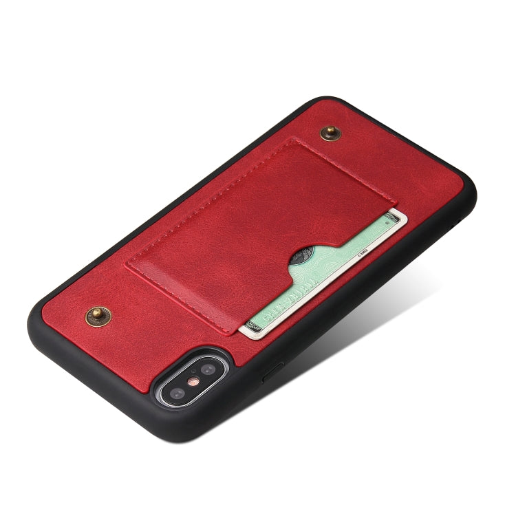 For iPhone XS Max Cowhide Texture Magnetic Absorption Detachable Horizontal Flip Leather Case with Holder & Card Slots & Wallet