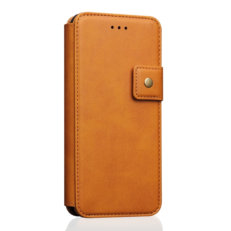 For iPhone XS Max Cowhide Texture Magnetic Absorption Detachable Horizontal Flip Leather Case with Holder & Card Slots & Wallet