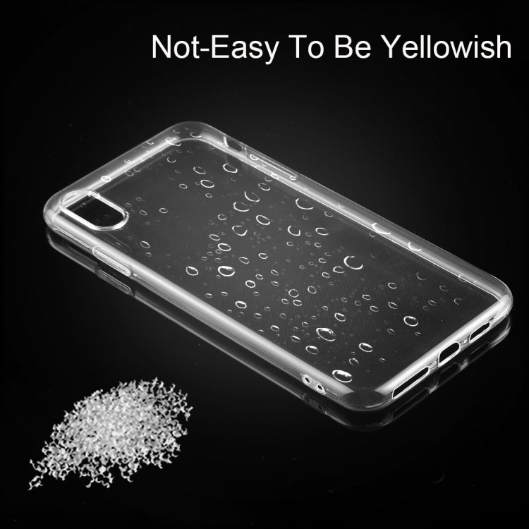 For iPhone XS Max 0.75mm TPU Ultra-thin Transparent Case
