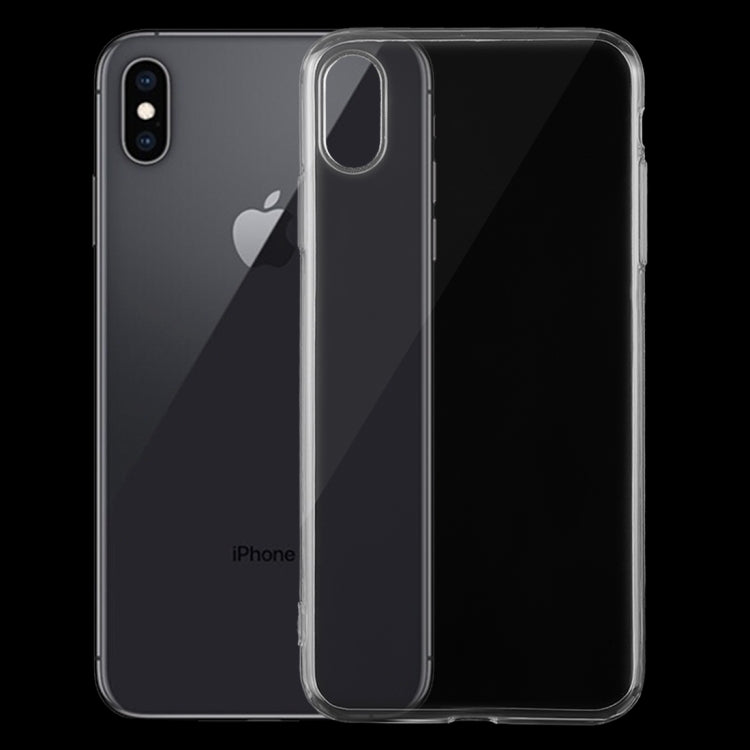 For iPhone XS Max 0.75mm TPU Ultra-thin Transparent Case
