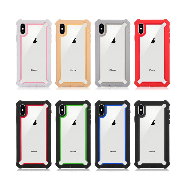 For iPhone XS Max Four-corner Shockproof All-inclusive Transparent Space Case