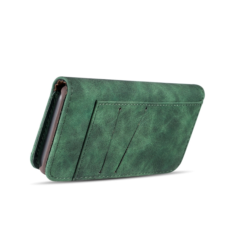For iPhone XS Max Magnetic Absorption Detachable Retro Style Horizontal Flip Leather Case with Card Slots & Wallet