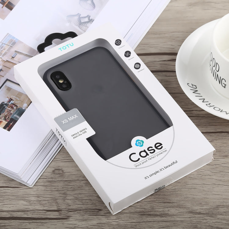 For iPhone XS Max TOTUDESIGN Gingle Series Shockproof TPU+PC Case