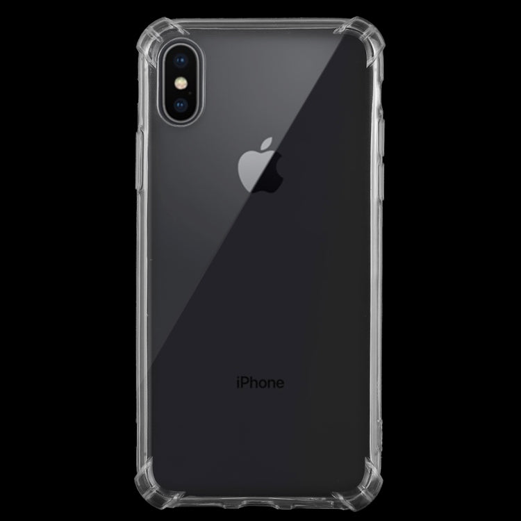 For iPhone XS Max Ultrathin Transparent TPU Soft Protective Case (Transparent)