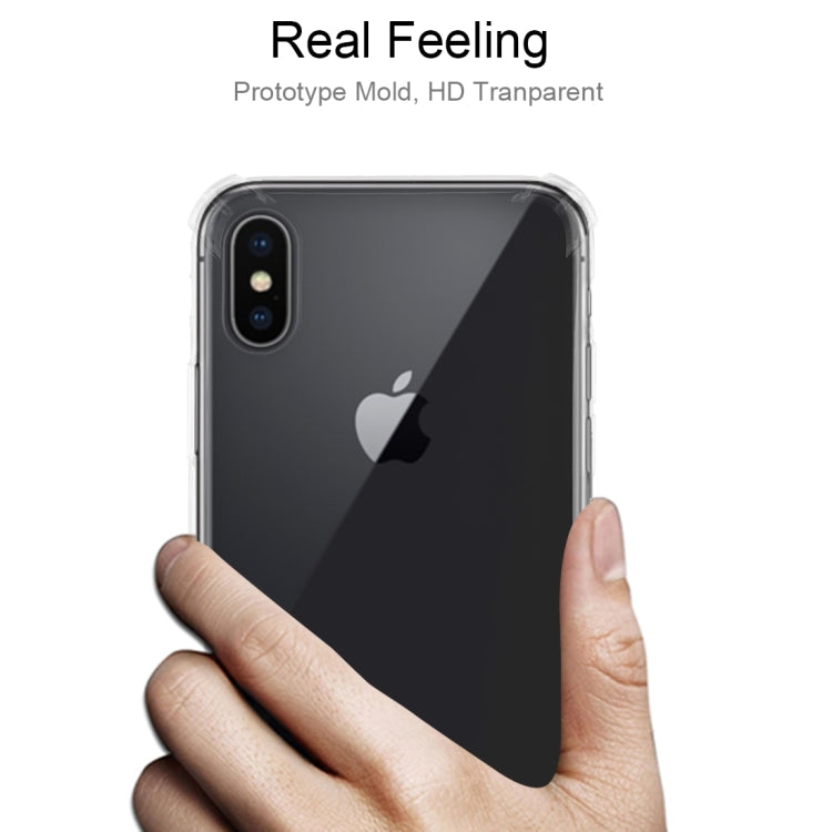 For iPhone XS Max 50 PCS Ultrathin Transparent TPU Soft Protective Case (Transparent)