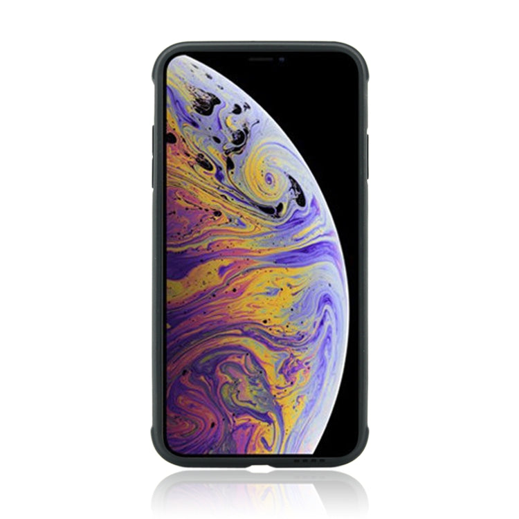 For iPhone XS Max Carbon Gold Glitter Powder Case