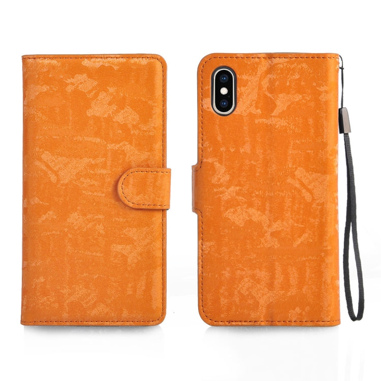 For iPhone XS Max Horizontal Flip 3D Gradient Color PU + TPU Leather Case with Holder & Card Slots & Photo frame