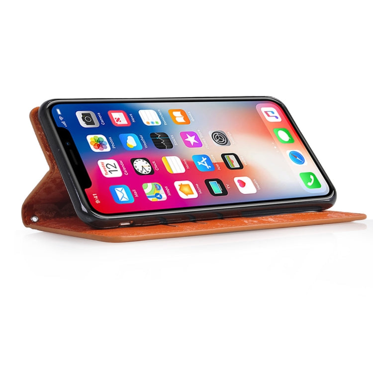For iPhone XS Max Horizontal Flip 3D Gradient Color PU + TPU Leather Case with Holder & Card Slots & Photo frame
