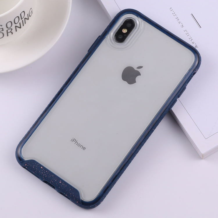 For iPhone XS Max Two-color Frame Acrylic PC Case
