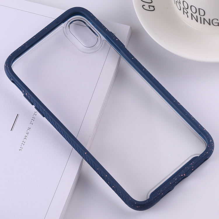 For iPhone XS Max Two-color Frame Acrylic PC Case