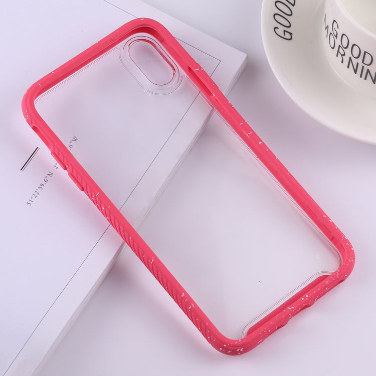 For iPhone XS Max Two-color Frame Acrylic PC Case