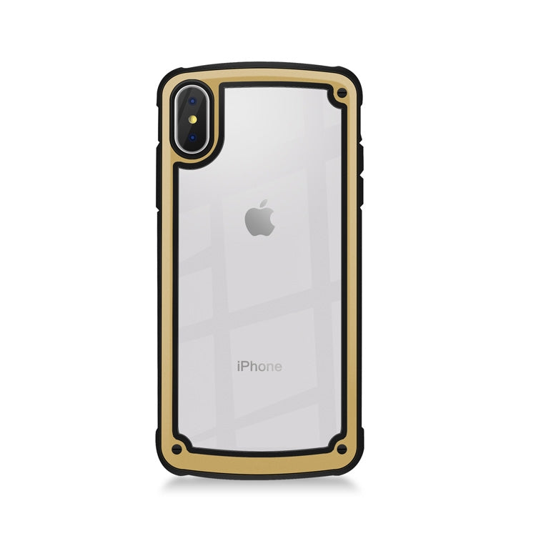 For iPhone XS Max Shockproof PC + TPU Case